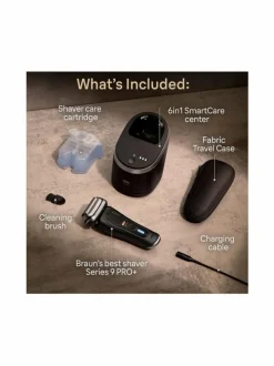 Ihokarvanpoisto|Braun Series-9 PRO+ -parranajokone BLACK