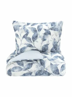 Liinavaatteet|Casa Stockmann Shadow-pussilakana BLUE COMBO