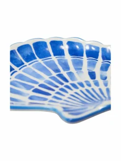 Tarjoiluastiat|Lexington Shell Small -tarjoiluastia WHITE/BLUE