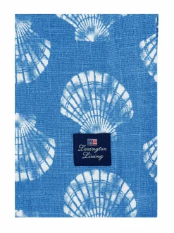 Keittiö- & Kattaustekstiilit|Lexington Shell-pöytäliina BLUE/WHITE