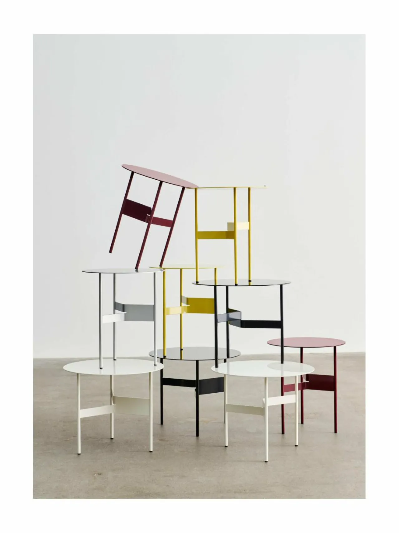 Pöydät|HAY Shim-kahvipöytä BORDEAUX