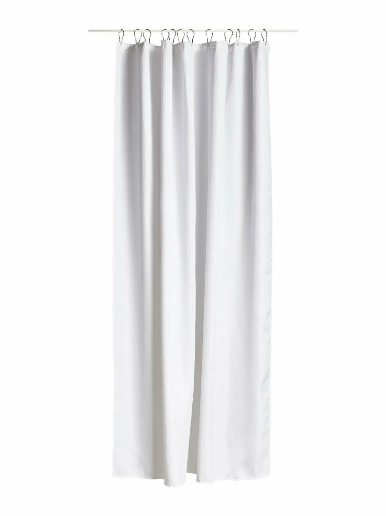 Kylpyhuonetekstiilit|Zone Denmark Shower Curtain Lux -suihkuverho 180 x 200 cm WHITE