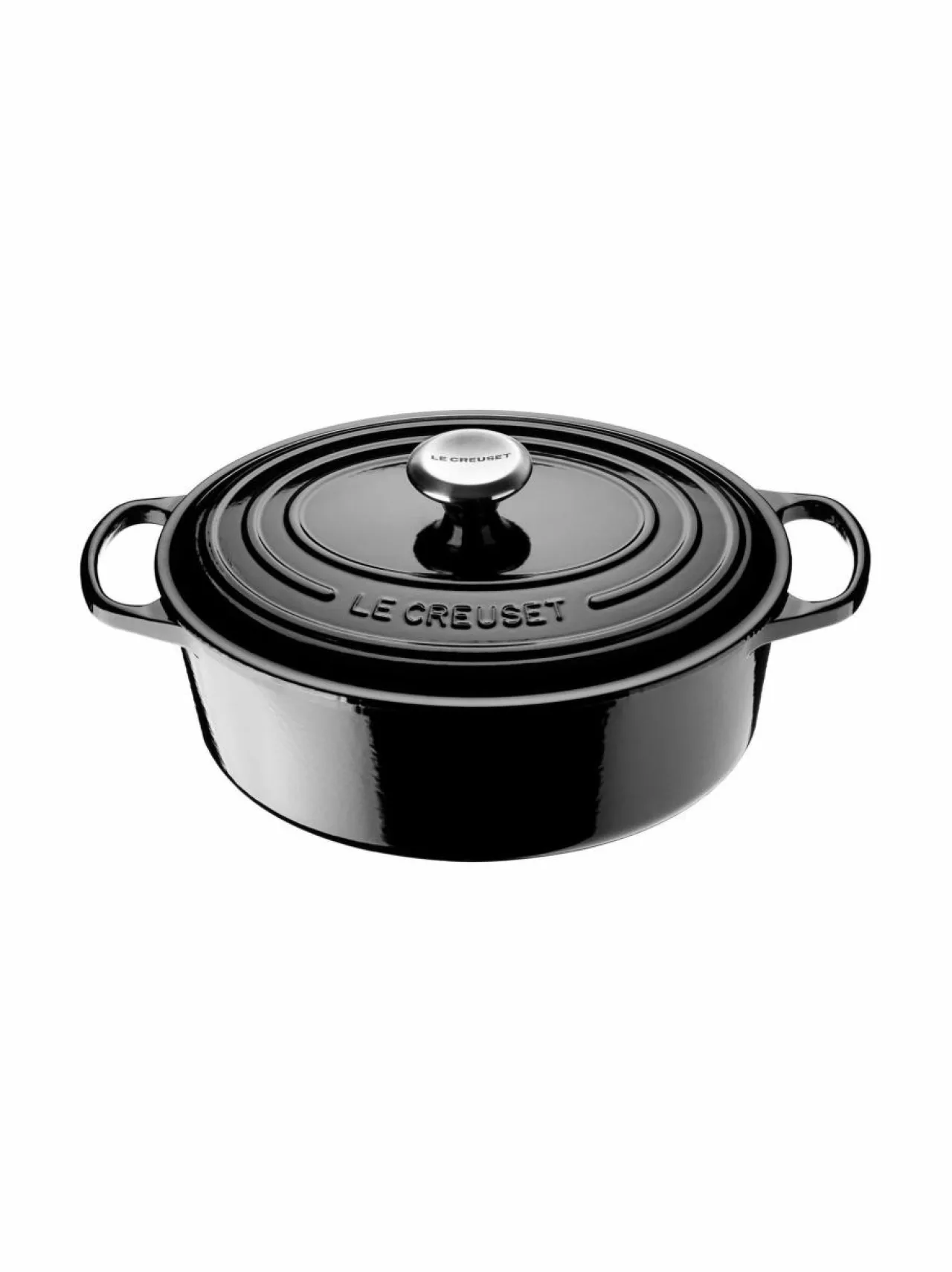 Keitto- & Paistoastiat|Le Creuset Signature-pata, ovaali 4,1 l MUSTA