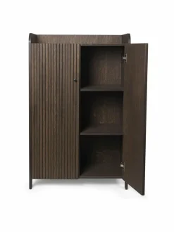 Lipastot & Tasot|Ferm Living Sill Low-kaappi DARK STAINED OAK