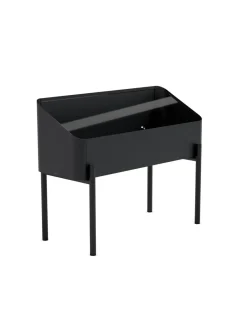 Ruukut & Istutusastiat|Eva Solo Outdoor Simply Grow taimilaatikko kannella MUSTA