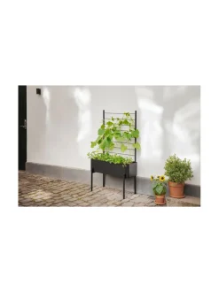 Ruukut & Istutusastiat|Eva Solo Outdoor Simply Grow tuki kasvilaatikoihin MUSTA