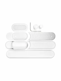 Keittiötarvikkeet|Brabantia SinkStyle Organiser -tiskipöytäsetti 3-osainen WHITE MINERAL FRESH WHITE