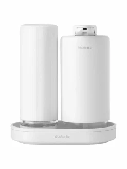 Keittiötarvikkeet|Brabantia SinkStyle- saippua-annostelijasetti 2 x 200 ml WHITE MINERAL FRESH WHITE