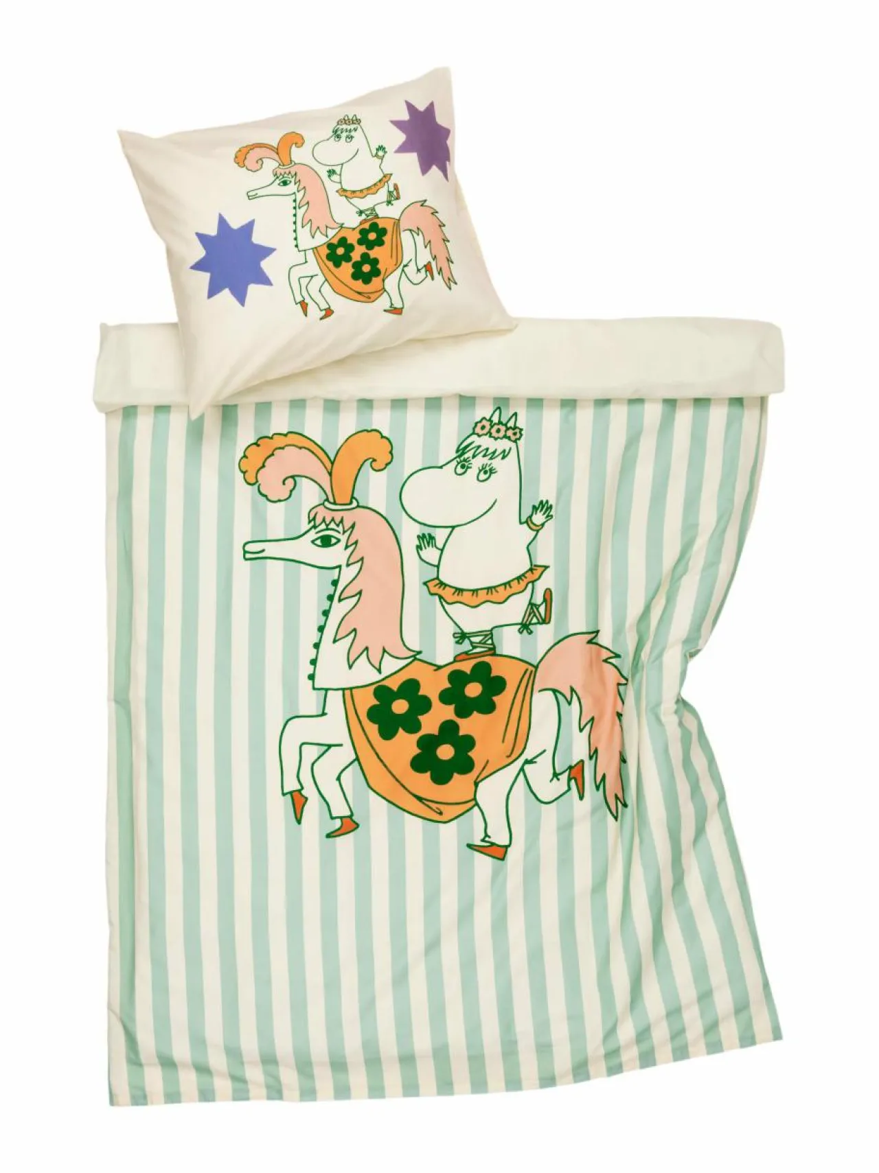 Liinavaatteet|Moomin Arabia Sirkus-pussilakanasetti, 120 x 160 cm MULTICOLOR