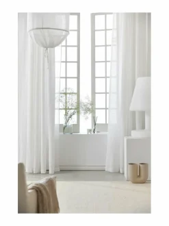 Valmisverhot|Himla Sirocco-pellavaverho WHITE