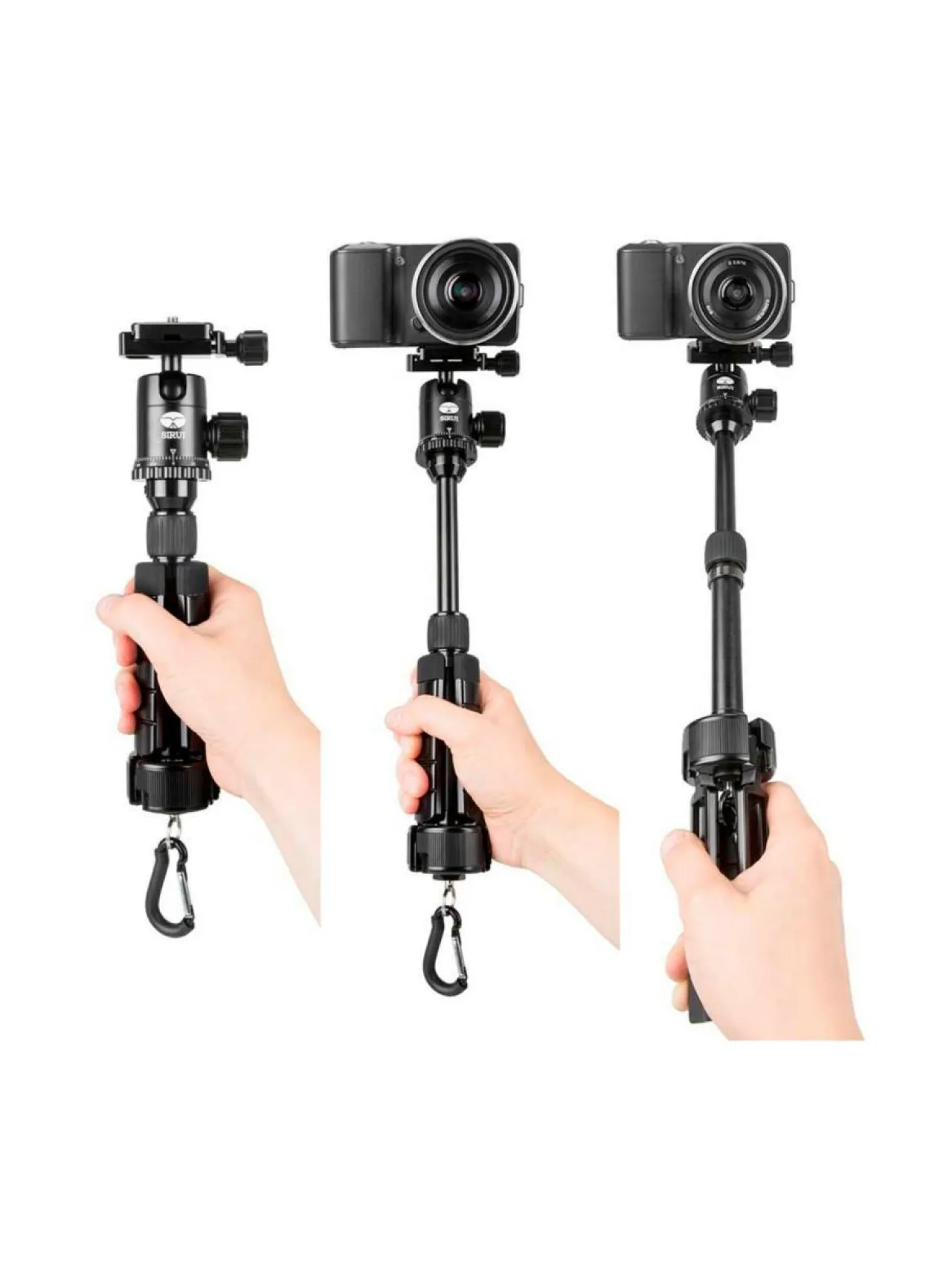 Kamerat|Sirui 3T-35 Pöytäjalusta kuulapäällä - Musta