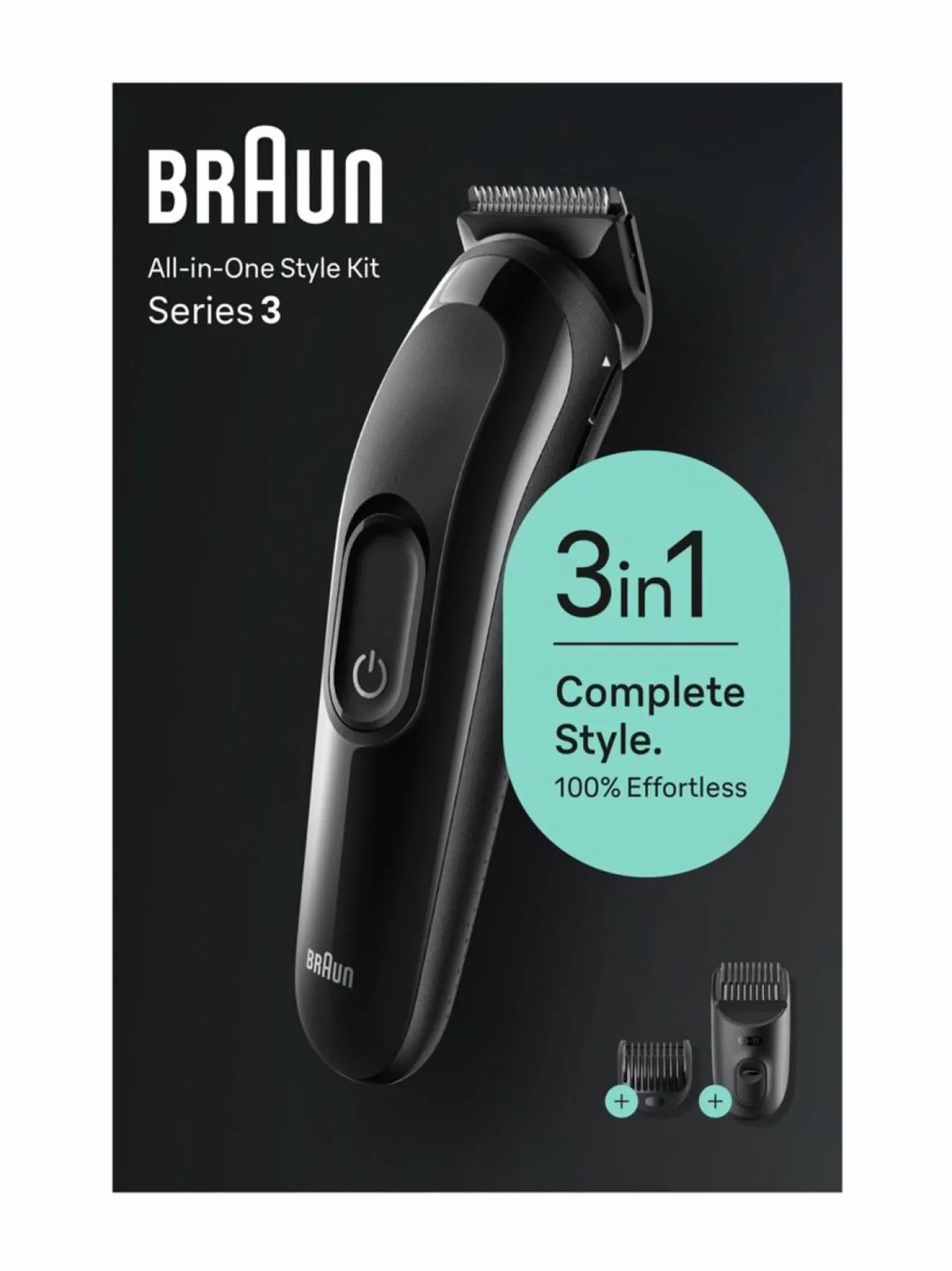 Ihokarvanpoisto|Braun SK2400 Style Kit -trimmeri ja kotiparturi BLACK