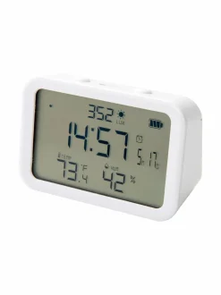 Turvatuotteet|Airam SmartHome Smart- lämpötila ja kosteusmittari WHITE