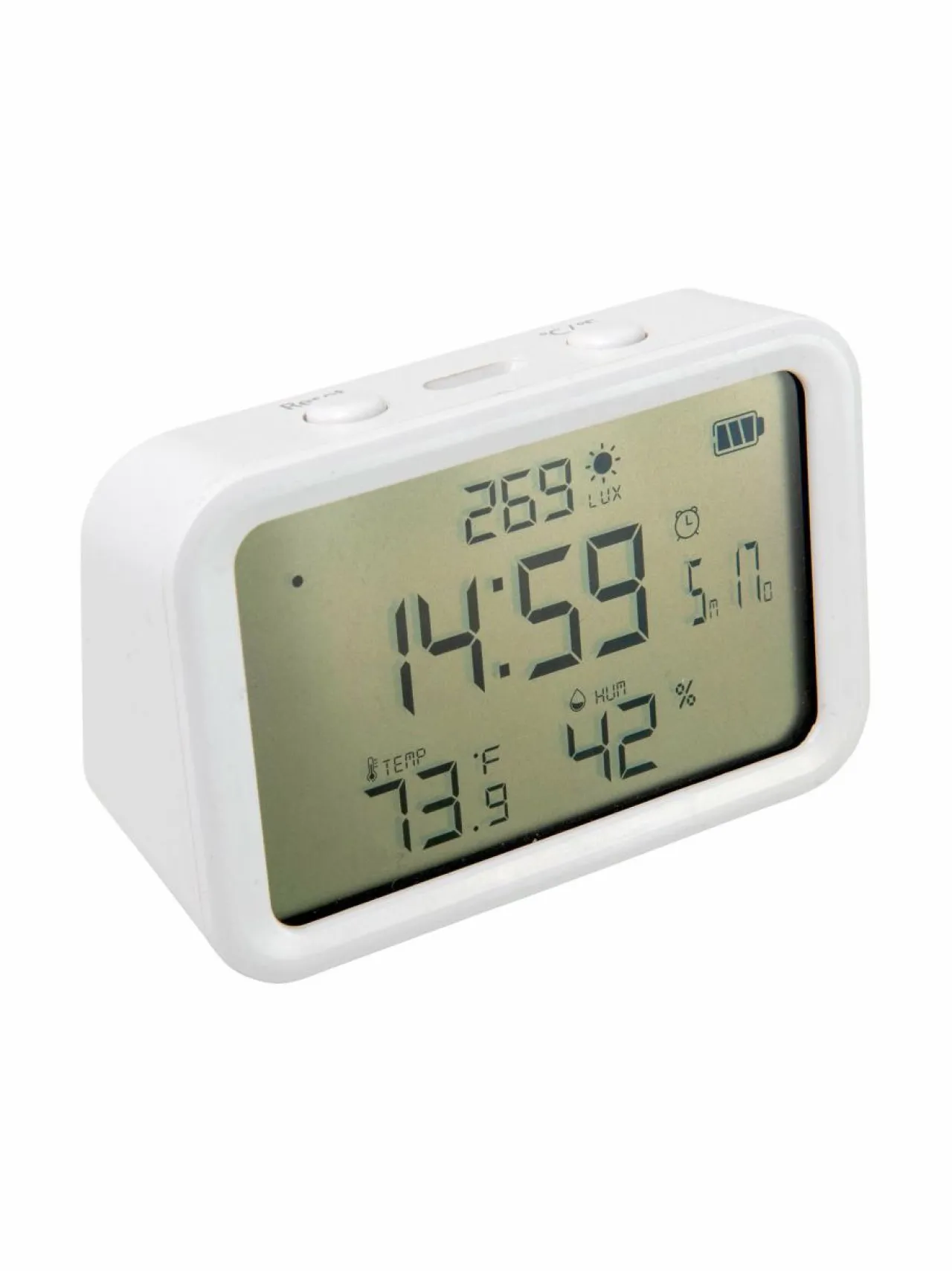 Turvatuotteet|Airam SmartHome Smart- lämpötila ja kosteusmittari WHITE