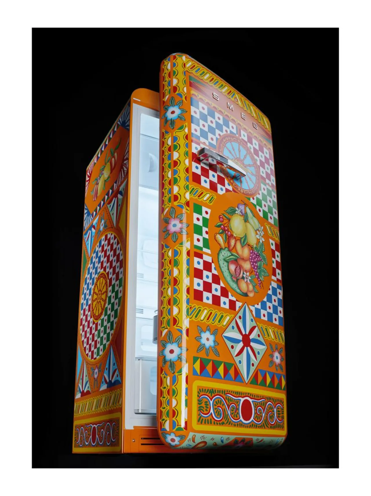 Jääkaapit Ja Pakastimet|Smeg Dolce & Gabbana Divina Cucina FAB28RDGC5 jääkaappi