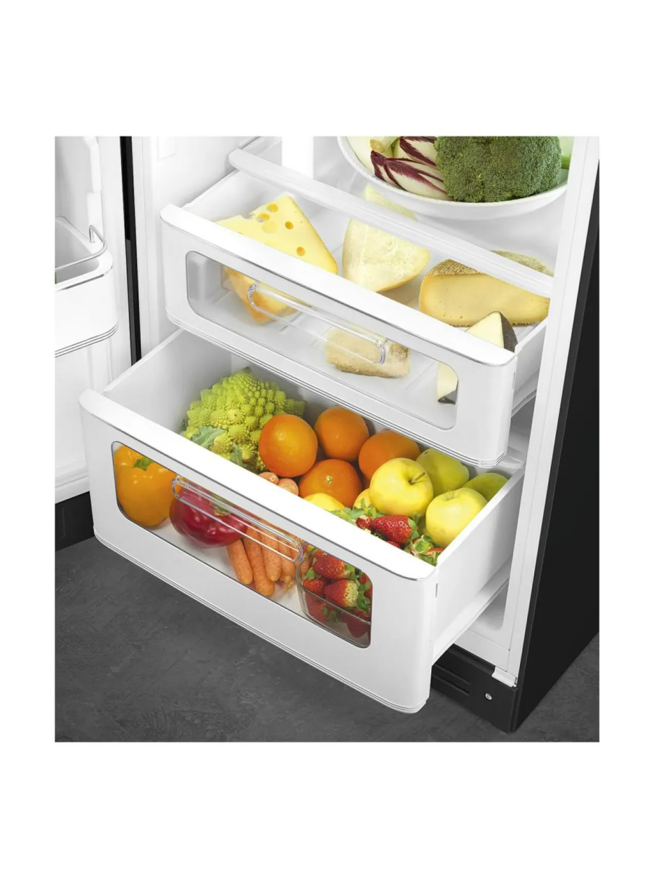 Jääkaapit Ja Pakastimet|Smeg FAB30LBL5 -jääkaappipakastin, musta vasenkätinen