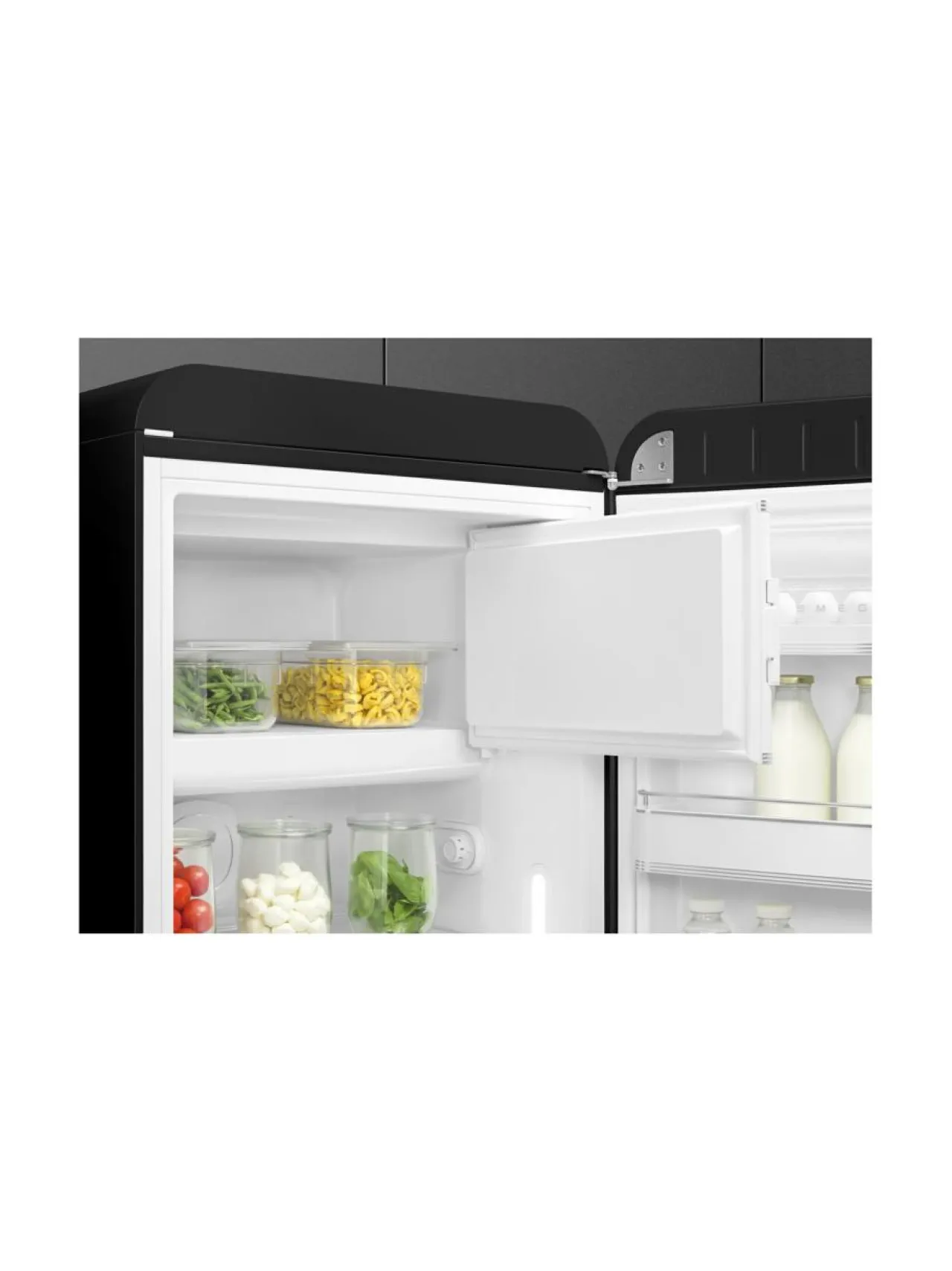 Jääkaapit Ja Pakastimet|Smeg FAB28RBL5 Jääkaappi, musta oikeakätinen