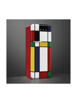 Jääkaapit Ja Pakastimet|Smeg FAB28RDMC5 Jääkaappi, 'Mondrian' oikeakätinen