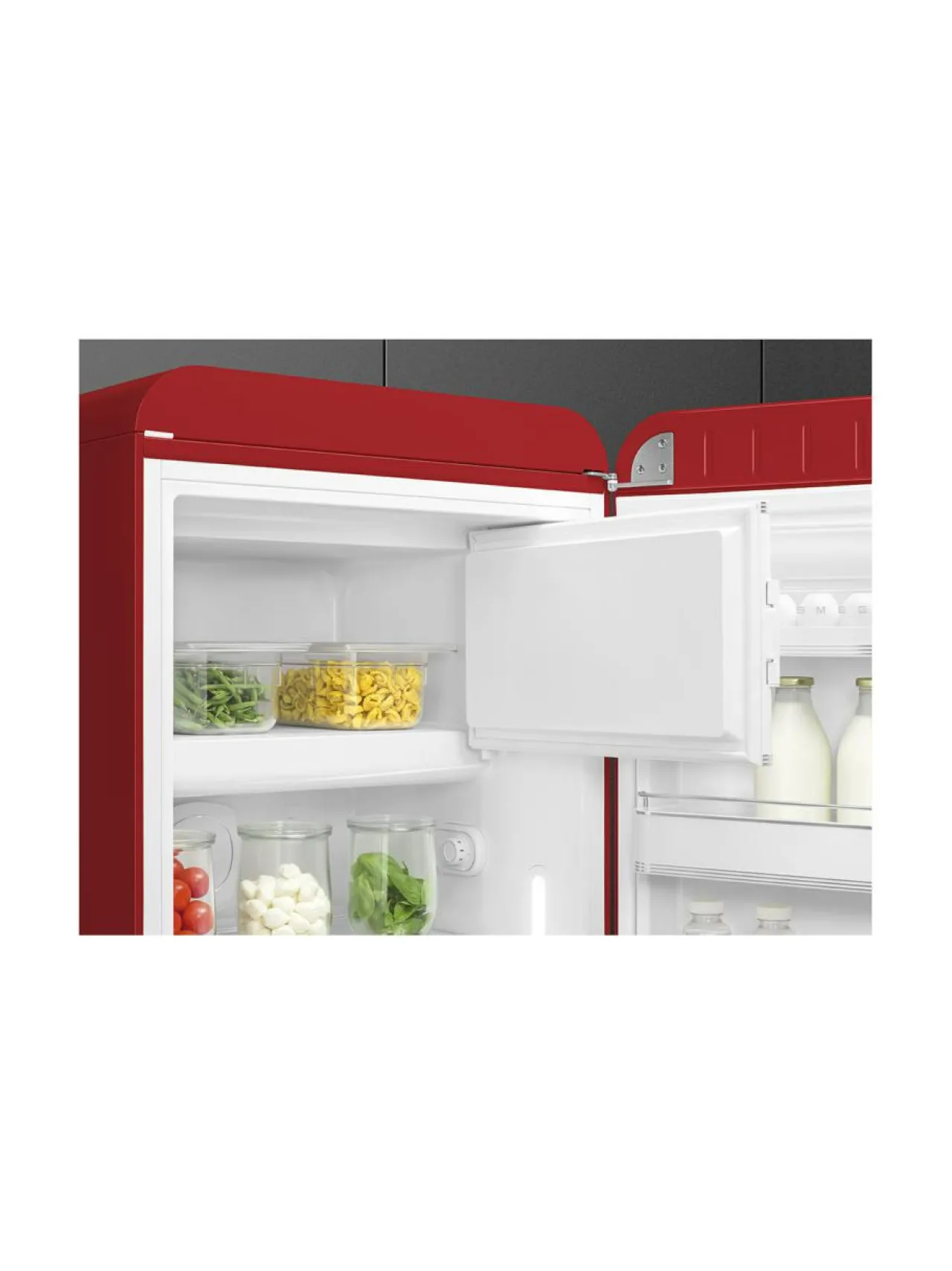 Jääkaapit Ja Pakastimet|Smeg FAB28RRD5 Jääkaappi, punainen oikeakätinen