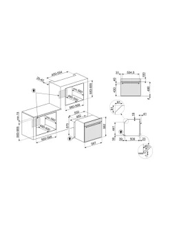 Liedet Ja Liesituulettimet|Smeg SO6301TN Classic musta kiertoilmauuni