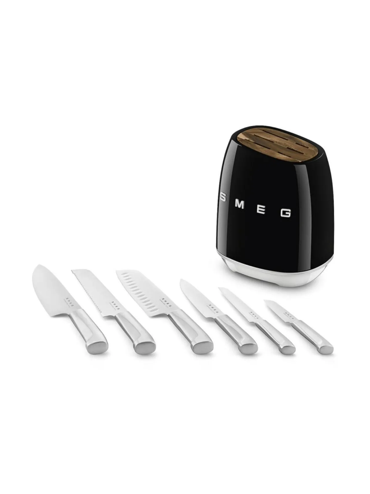 Keittiötarvikkeet|Smeg veitsisetti KBSF02BL musta