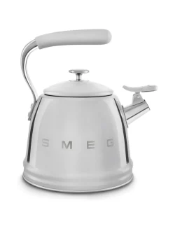 Tee, Kahvi & Vesi|Smeg viheltävä vesipannu WKF01SS, teräs