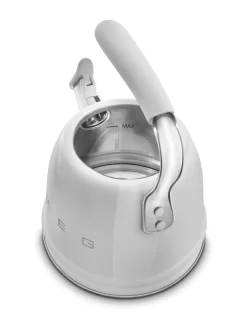 Tee, Kahvi & Vesi|Smeg viheltävä vesipannu WKF01SS, teräs