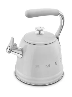 Tee, Kahvi & Vesi|Smeg viheltävä vesipannu WKF01SS, teräs