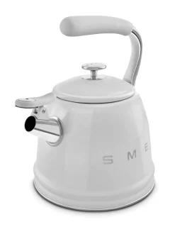 Tee, Kahvi & Vesi|Smeg viheltävä vesipannu WKF01SS, teräs