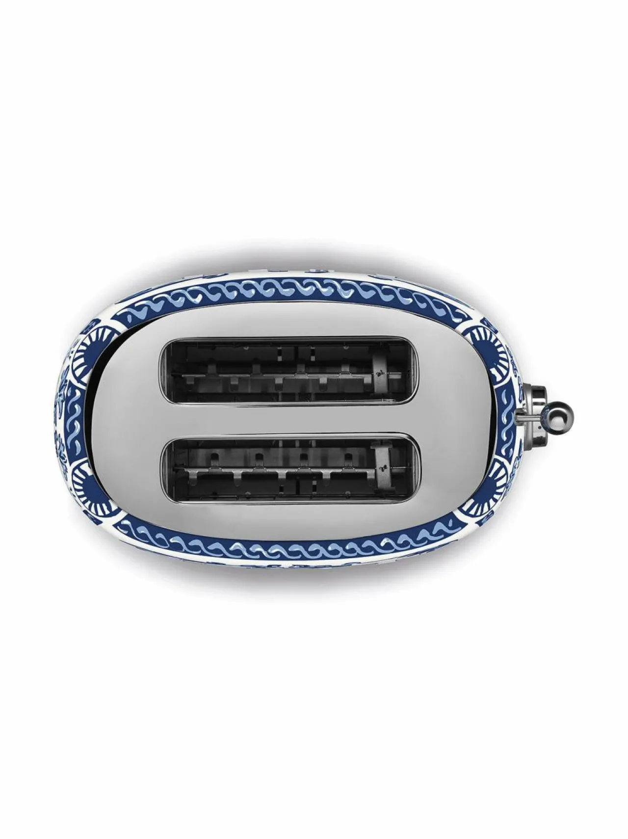 Leivänpaahtimet|Smeg x Dolce & Gabbana "Blu Mediterraneo" -leivänpaahdin, 2 viipaleelle WHITE & BLUE