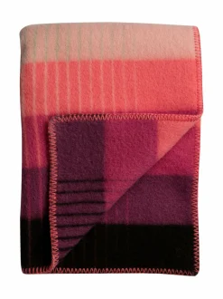 Huovat & Päiväpeitot|Røros Tweed Åsmund Gradient -huopa 135 x 200 cm PINK GREEN