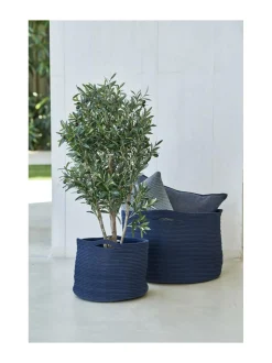 Säilytys|Cane-Line Soft Rope -kori 50 halk x 34 cm VAALEAN HARMAA