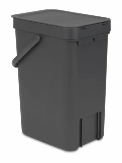 Roskakorit & -Pussit|Brabantia Sort & Go -roska-astia 12 l GREY