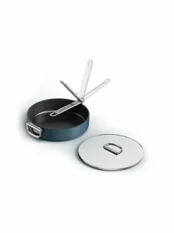 Keitto- & Paistoastiat|Joseph Joseph Space™ Non-stick -keraaminen paistokasari 5 l GREY