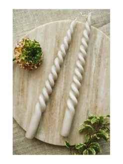 Kynttilät & Lyhdyt|Havi's Spiraalikynttilät 2 kpl SAND