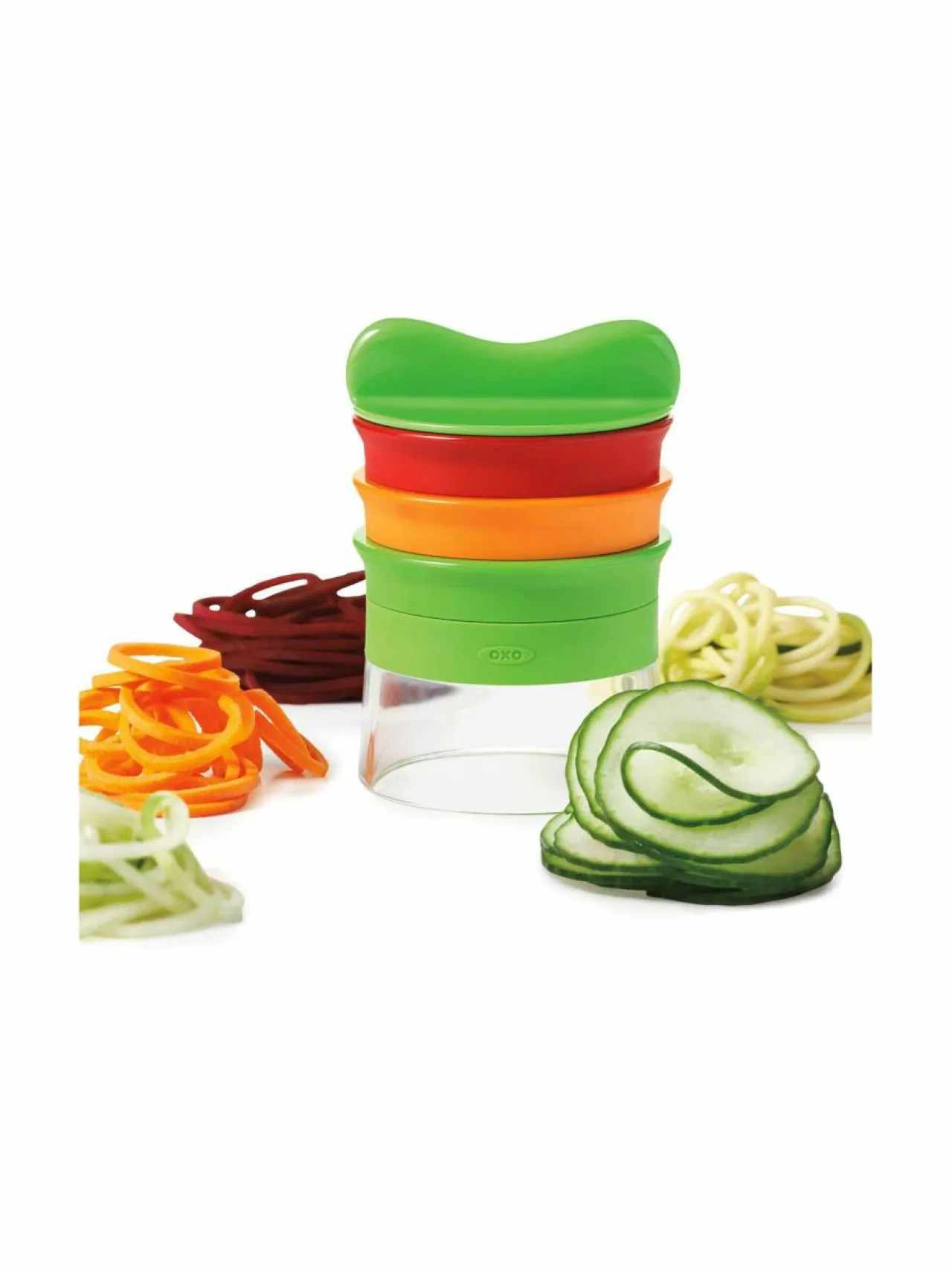 Keittiötarvikkeet|OXO Spiraalileikkuri, 3-teräinen VIHREÄ