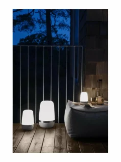 Puutarhavalaisimet & Lyhdyt|Blomus Spirit LED -valaisin 9,5 x 15 cm PLATINIUM GREY