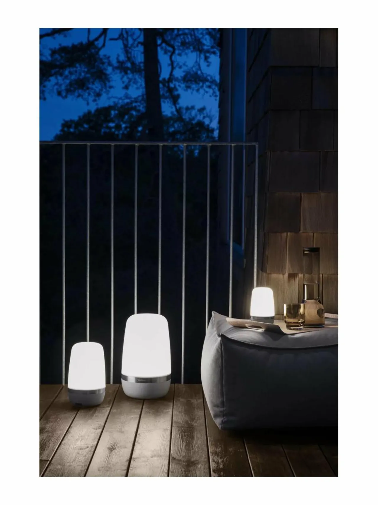 Puutarhavalaisimet & Lyhdyt|Blomus Spirit LED -valaisin 9,5 x 15 cm PLATINIUM GREY