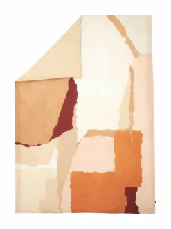 Liinavaatteet|Casa Stockmann Split-pussilakana SAND/ROSY/TERRA COMBO