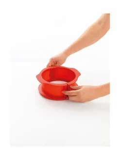 Leivonta|Lékué Springform Cake Mould with Plate -muotti 15 cm RED