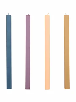 Kynttilät & Lyhdyt|HAY Square-kynttilät 4 kpl MULTI