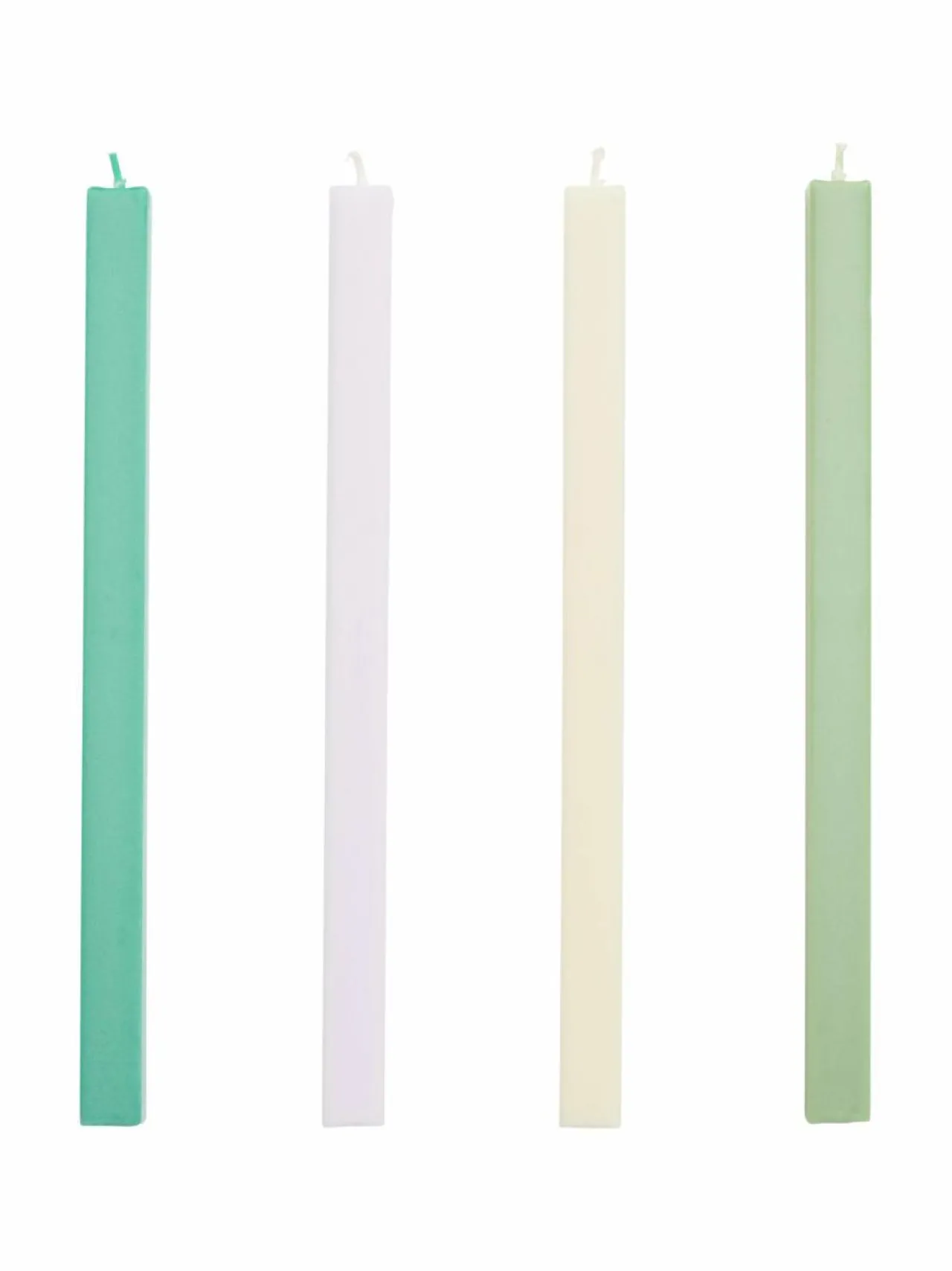 Kynttilät & Lyhdyt|HAY Square-kynttilät 4 kpl MULTI