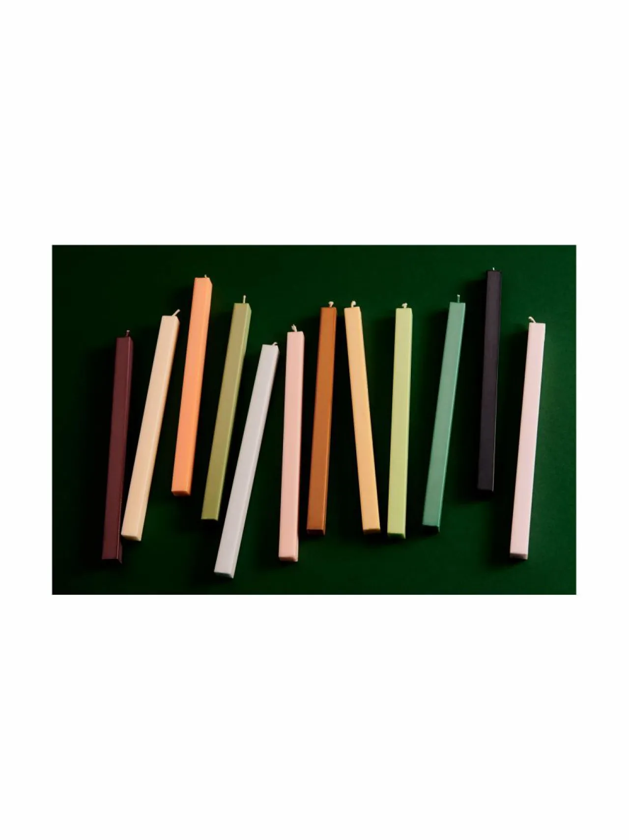 Kynttilät & Lyhdyt|HAY Square-kynttilät 4 kpl MULTI