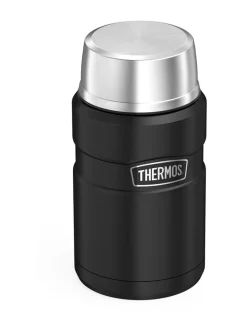 Retkeilytarvikkeet|Thermos Stainless King 710 ml ruokatermos MUSTA