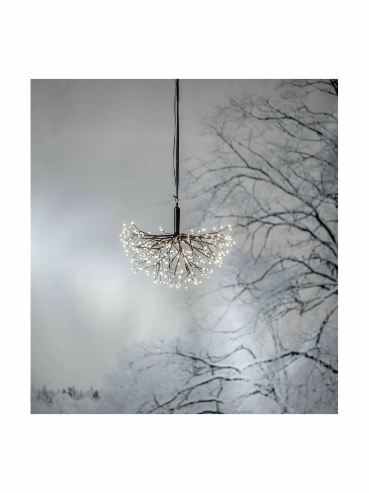 Muut Joulukoristeet|Koriste-Esineet|Star Trading Stardust LED -koristevalaisin, ulko- ja sisäkäyttöön 40 x 40 x 40 cm MUSTA