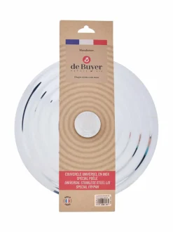 Keitto- & Paistoastiat|De Buyer Steel Lid -teräskansi Ø 26-28 cm SILVER