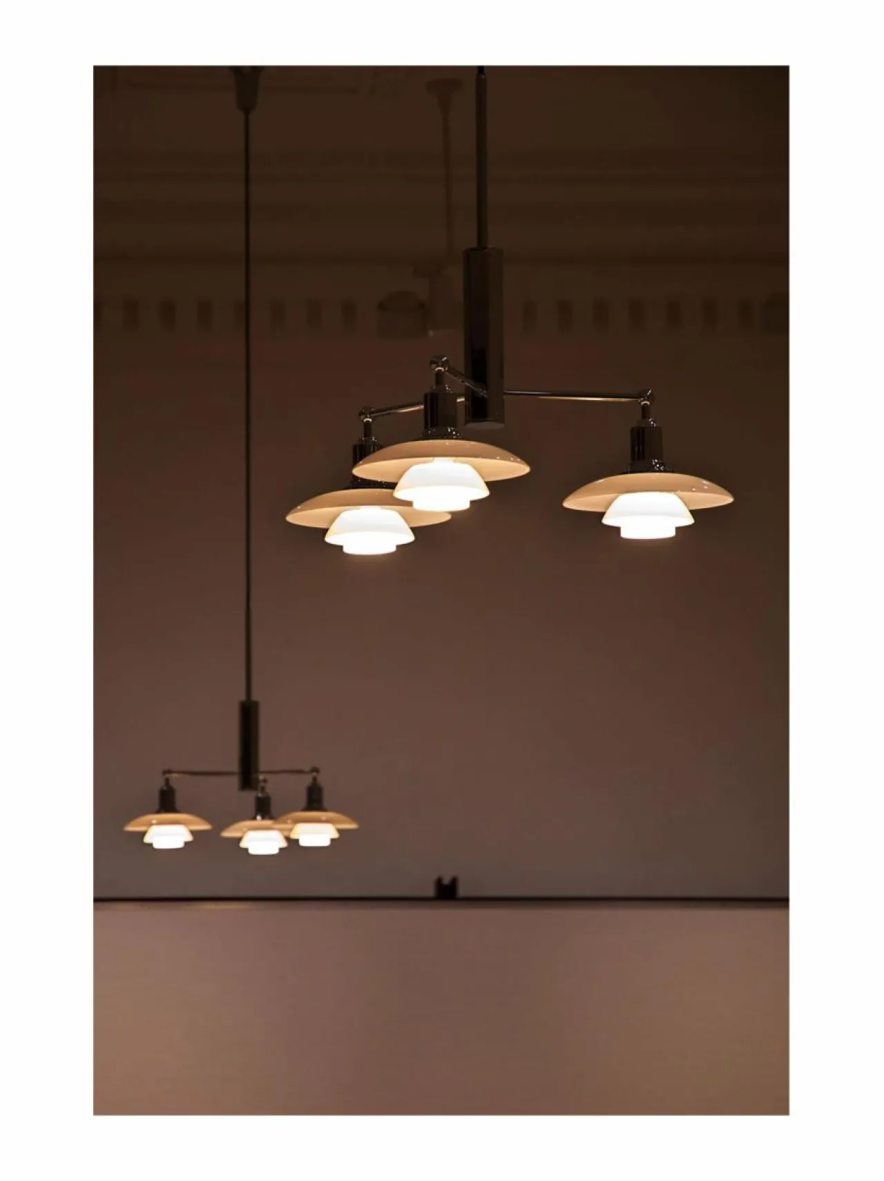 Kattovalaisimet|Louis Poulsen STEM FIT 3 BRANCH -kattovalaisin CHROME/WHITE OPAL GLASS