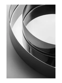 Tarjoiluastiat|Mepra Stile by Pininfarina korkeareunainen tarjotin Ø 40 cm