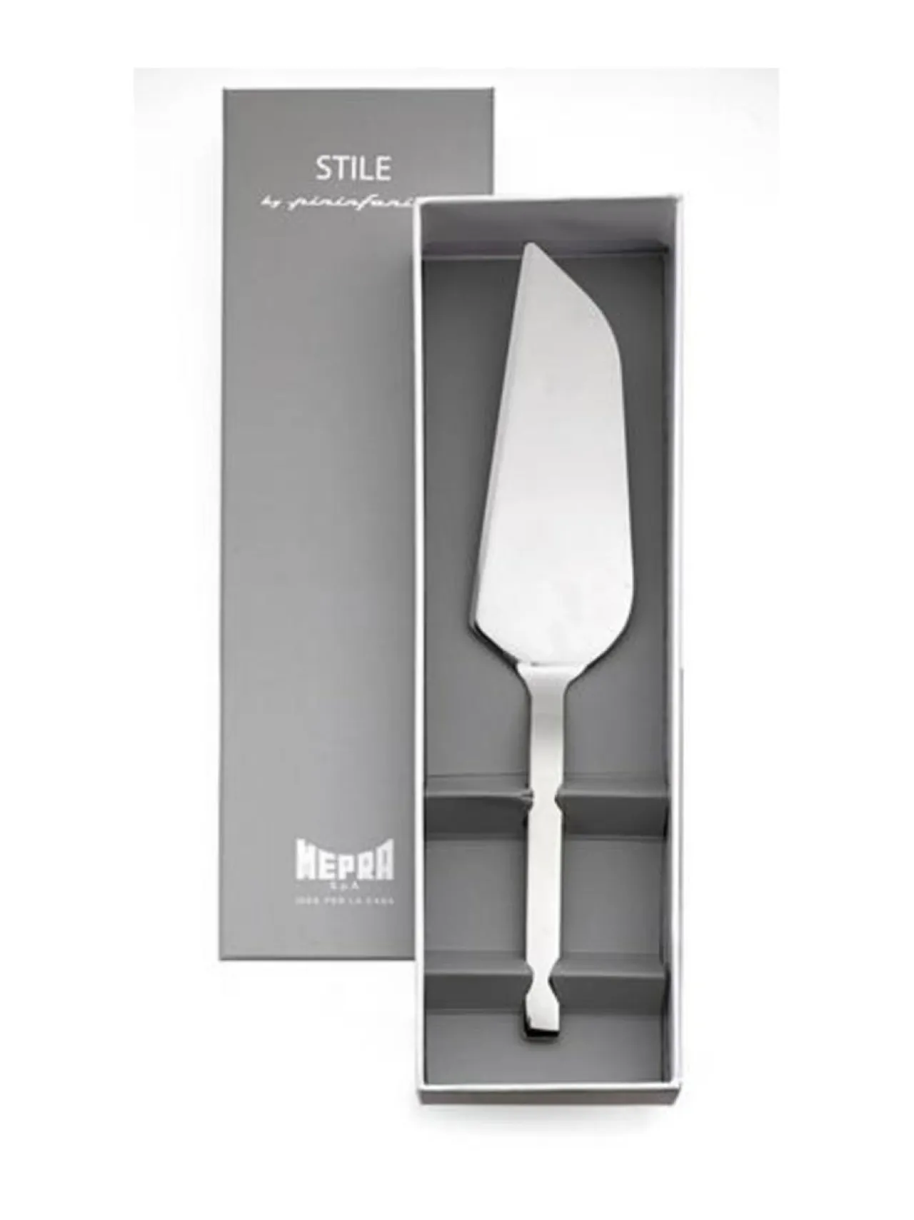 Aterimet & Tarjoiluvälineet|Mepra Stile by Pininfarina-kakkulapio lahjapakkauksessa