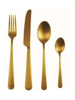 Aterimet & Tarjoiluvälineet|Mepra Stoccolma Oro Ice aterinsetti 24 osaa